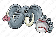 Elephant Baseball Ball Sports Animal