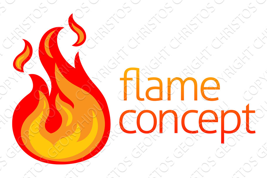 Fire Flame Icon Concept in Illustrations - product preview 8