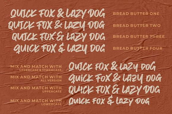 Bread Butter • Mix & Match Font in Non Western Fonts - product preview 3