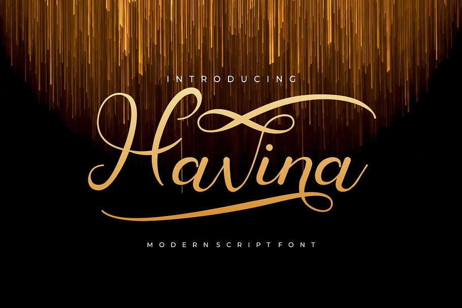 Havina Font in Script Fonts - product preview 8