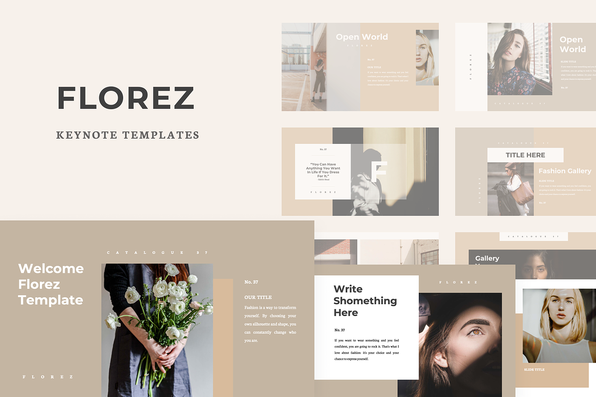 Florez Creative Keynote Templates in Keynote Templates - product preview 8