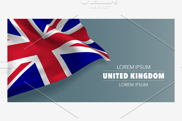 United Kingdom vector banner
