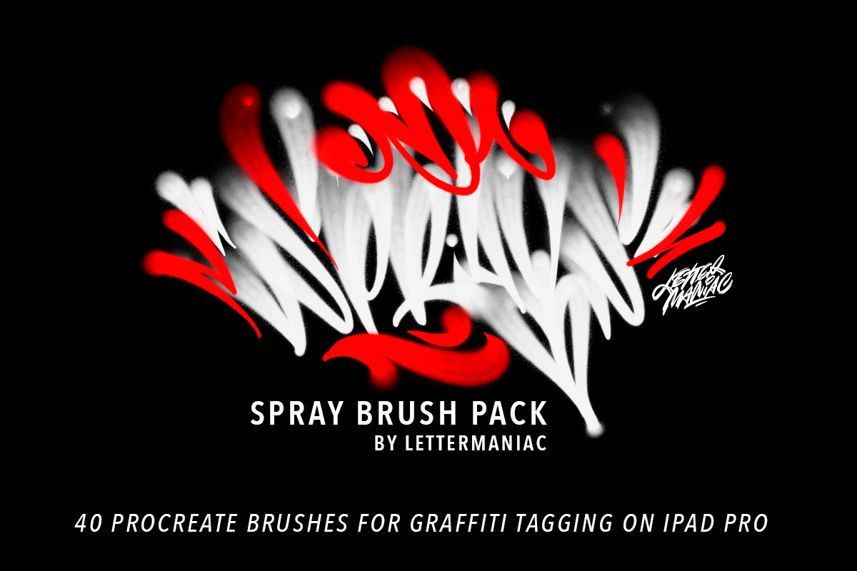 Spray brushes for Procreate app in Add-Ons - product preview 8
