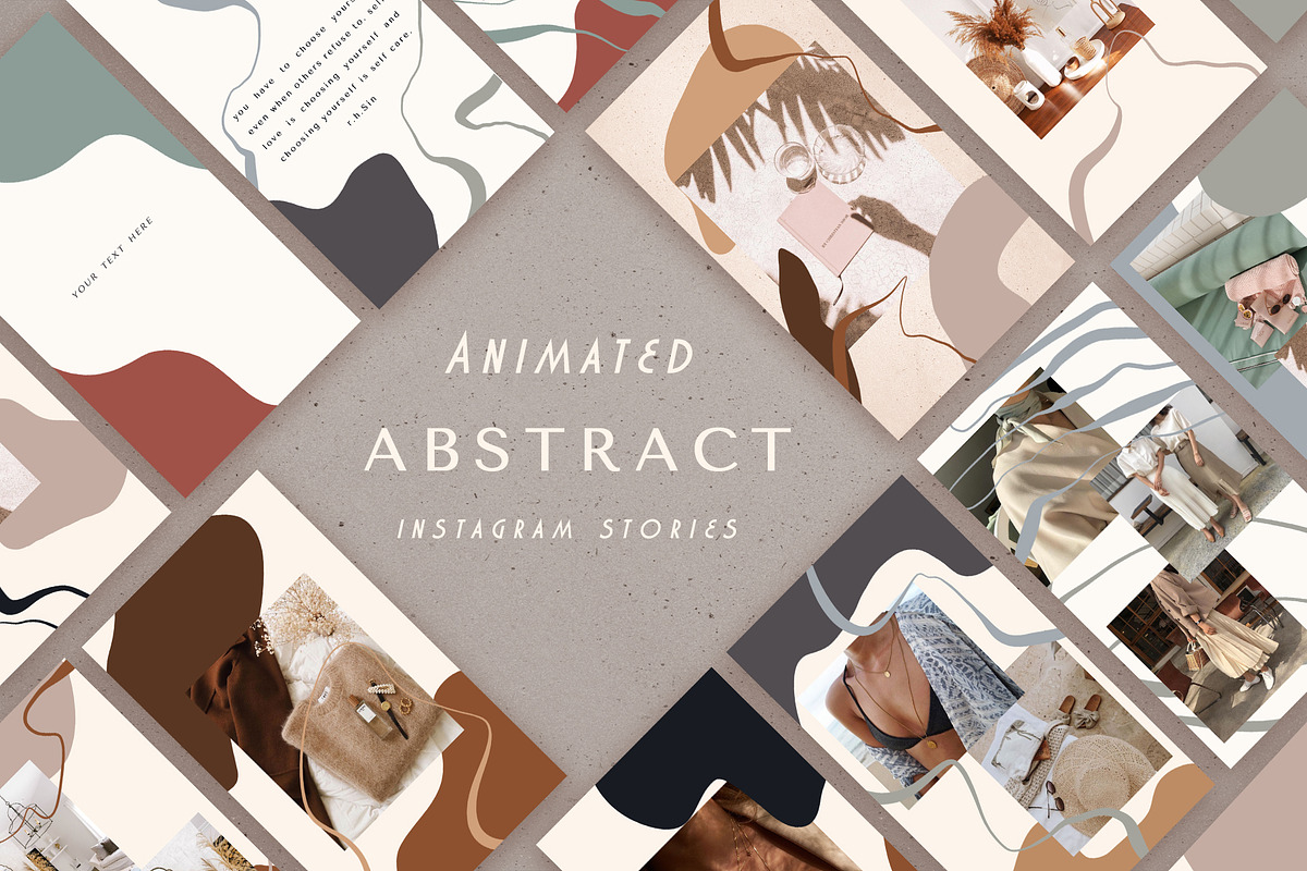 ABSTRACT ANIMATED STORIES in Instagram Templates - product preview 8