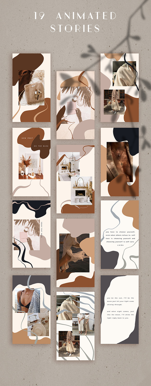 ABSTRACT ANIMATED STORIES in Instagram Templates - product preview 1