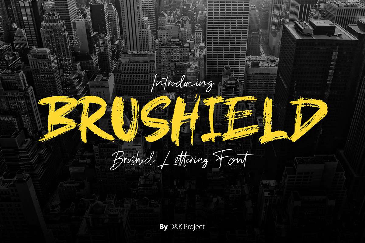 Brushield | Handwritten brush font in Blackletter Fonts - product preview 8