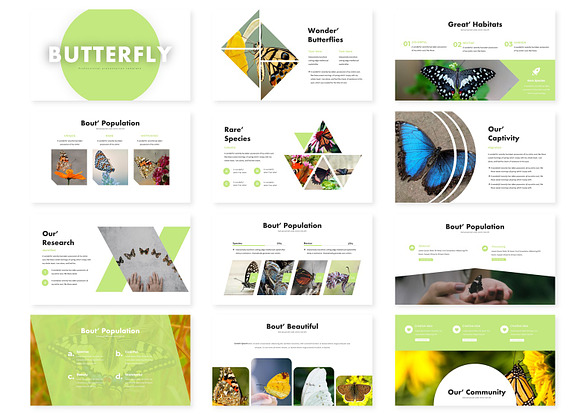 Butterfly - Keynote Template in Keynote Templates - product preview 1