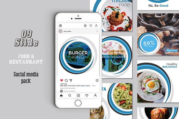 Restaurant Social Media Pack