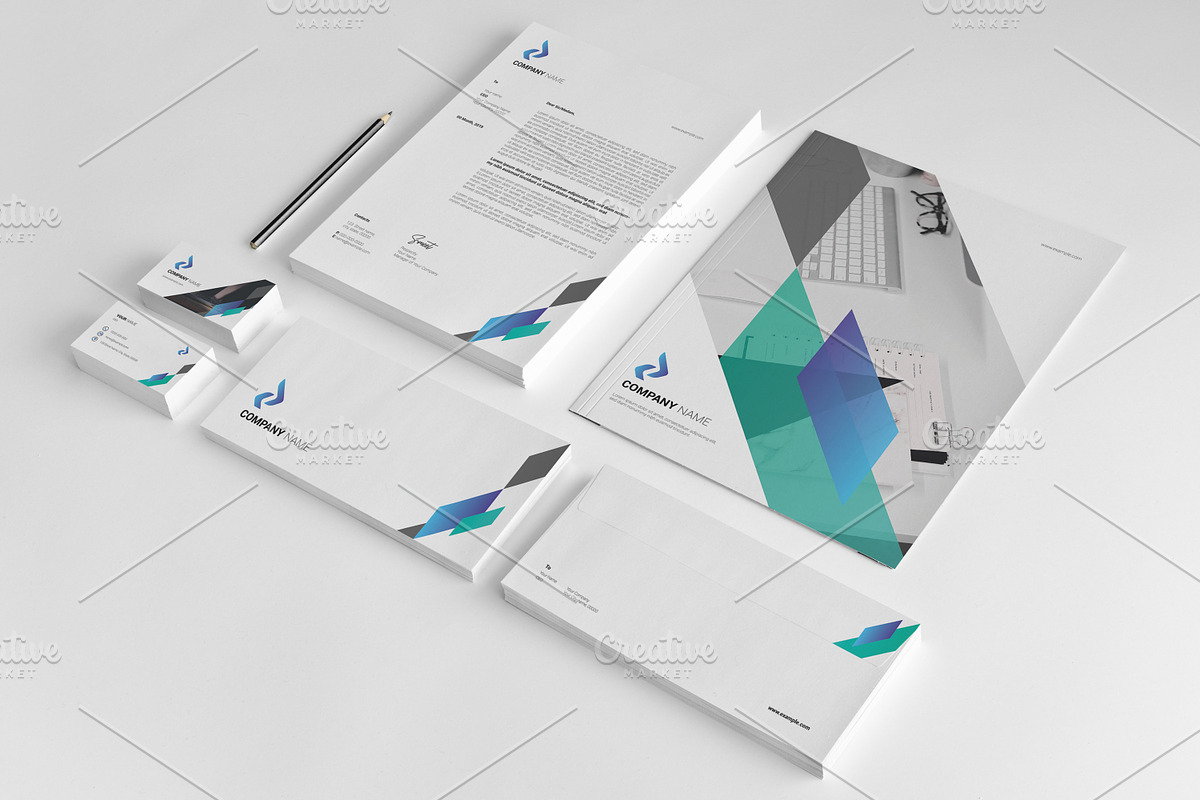 Brand Identity V14 in Stationery Templates - product preview 8