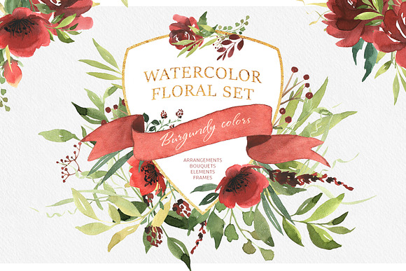 Shop-wide BUNDLE Watercolor &lineart in Illustrations - product preview 1