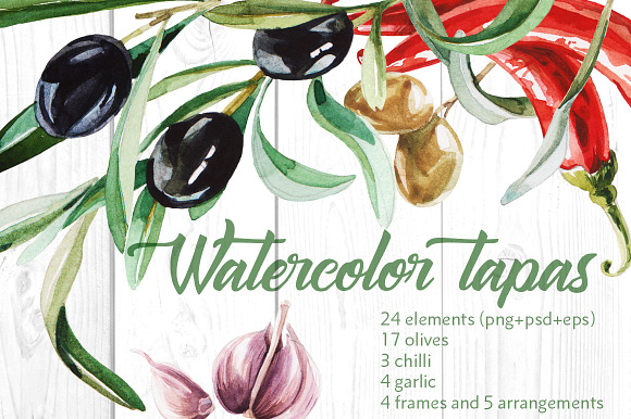 Shop-wide BUNDLE Watercolor &lineart in Illustrations - product preview 27