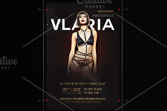 DJ Flyer Template in Flyer Templates - product preview 2