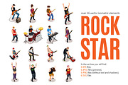 Rock Star Isometric Set