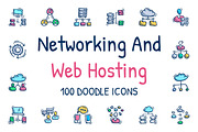 100 Networking And Web Hosting icons