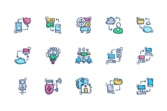100 Networking And Web Hosting icons in Server Icons - product preview 1