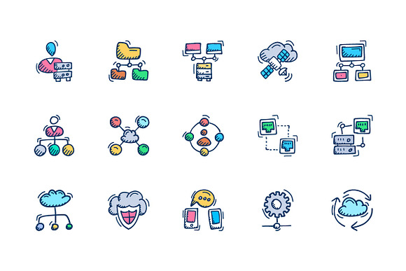 100 Networking And Web Hosting icons in Server Icons - product preview 2