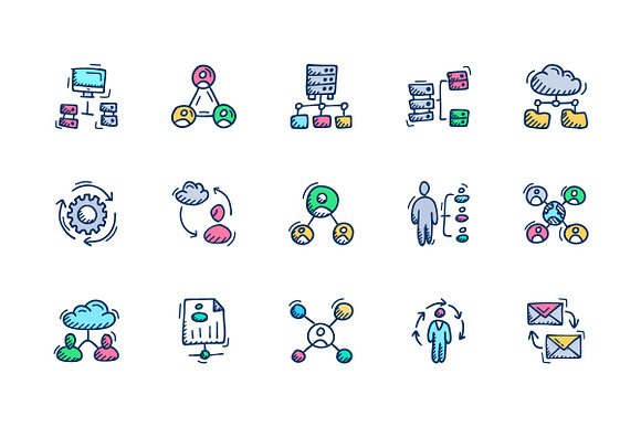 100 Networking And Web Hosting icons in Server Icons - product preview 4
