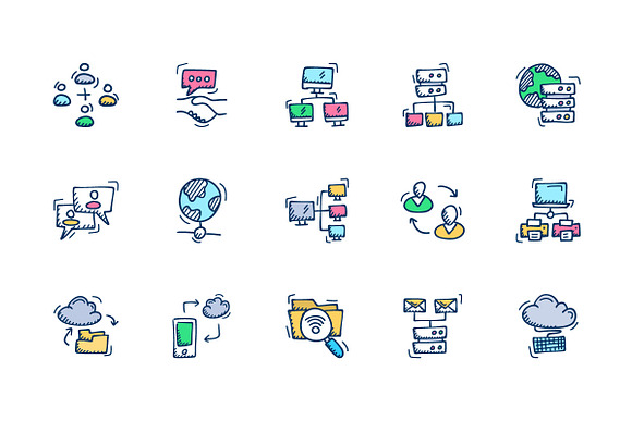 100 Networking And Web Hosting icons in Server Icons - product preview 6