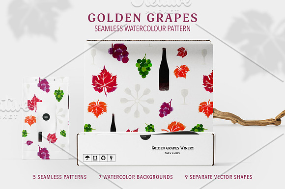 Golden Grapes Patterns in Patterns - product preview 5