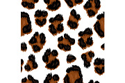 Leopard seamless pattern.