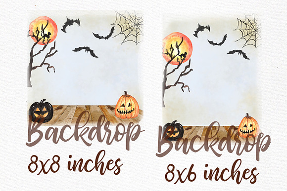 Halloween Girls Clipart in Illustrations - product preview 3