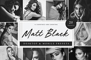 LR Presets | Matt Black Fashion