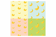 Banana Pattern Background