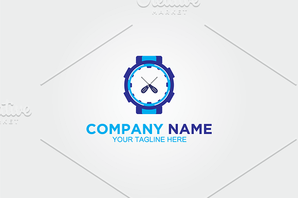 Watches Services logo in Logo Templates - product preview 2