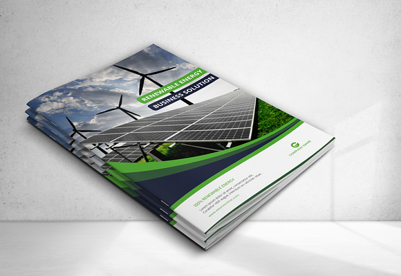 Renewable Energy Brochure Bundle in Brochure Templates - product preview 1