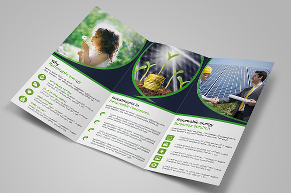 Renewable Energy Brochure Bundle in Brochure Templates - product preview 9
