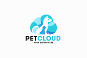 Pet Cloud Logo Template