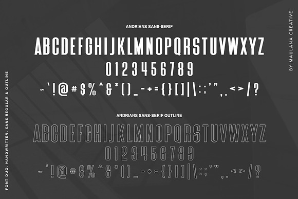 Andrians Script Sans Font in Sans-Serif Fonts - product preview 4