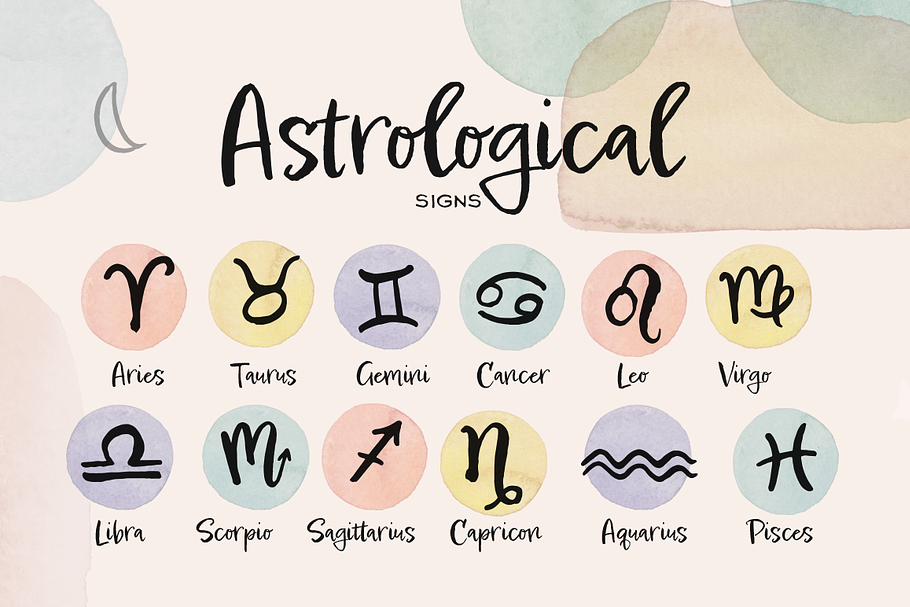 Astrological Symbols in Symbol Fonts - product preview 8