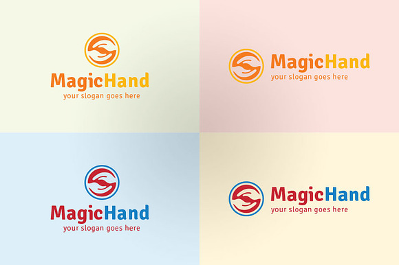 Magic Hand Logo in Logo Templates - product preview 3