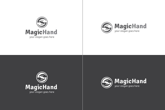 Magic Hand Logo in Logo Templates - product preview 4