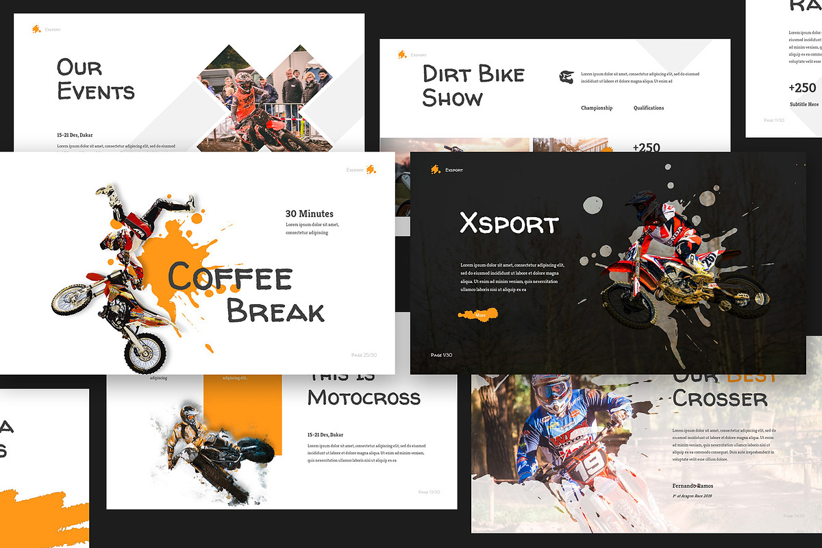 Xtreme Sport Keynote Presentation in Keynote Templates - product preview 8