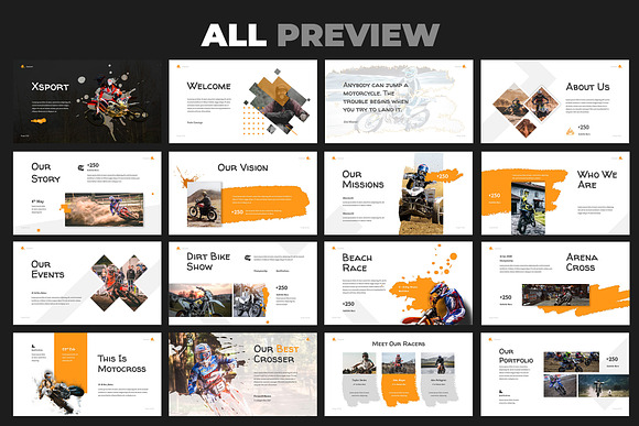 Xtreme Sport Keynote Presentation in Keynote Templates - product preview 5