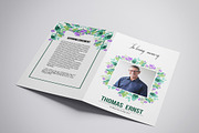 Funeral Program Template - V925