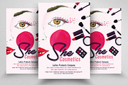 Beauty Cosmetics Product Flyer