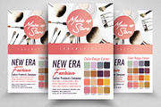 Beauty Make-Up Cosmetic Flyer Design