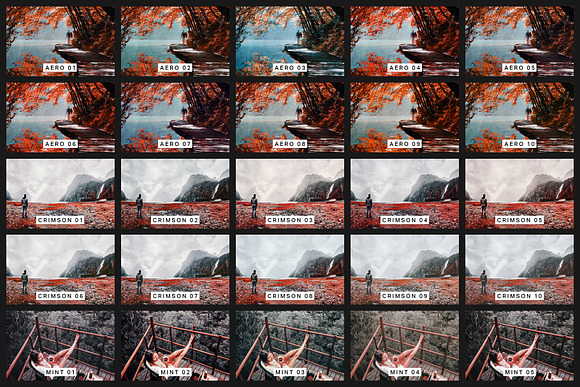 50 Epic Red Lightroom Presets + LUTs in Add-Ons - product preview 1