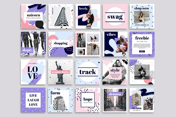 SAVE 55% | CANVA | UB1 BUNDLE in Instagram Templates - product preview 7