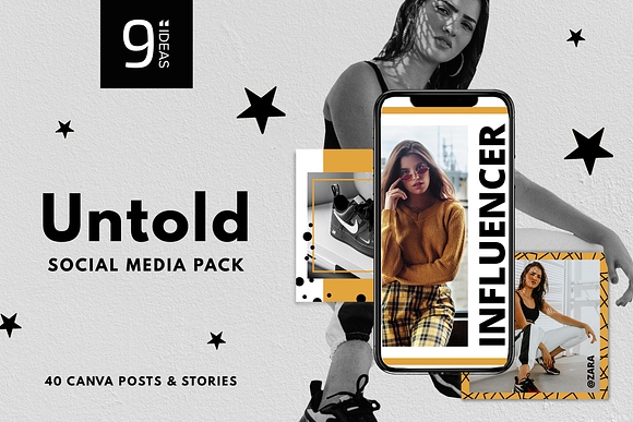 SAVE 55% | CANVA | UB1 BUNDLE in Instagram Templates - product preview 8