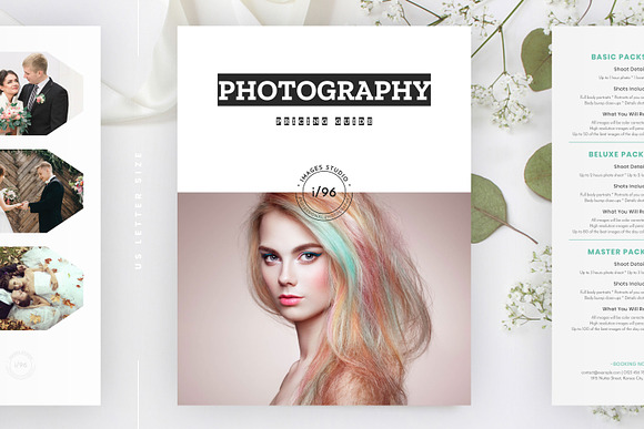 Photographer Pricing Guides in Flyer Templates - product preview 4
