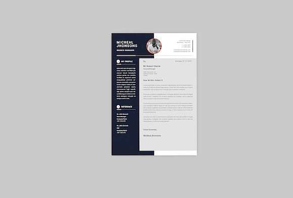 Branch Manager Resume Designer in Resume Templates - product preview 1