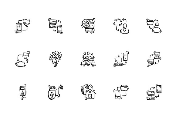 Networking And Web Hosting icons in Server Icons - product preview 1