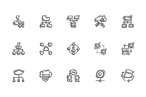 Networking And Web Hosting icons in Server Icons - product preview 2