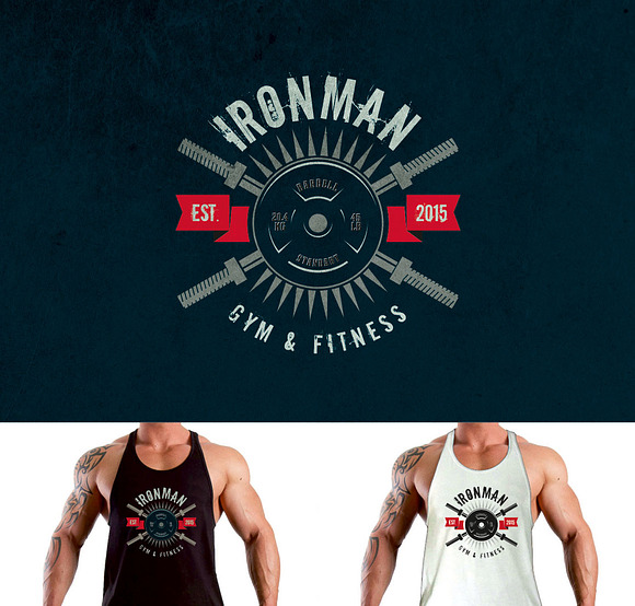 Gym & Fitness Logo in Logo Templates - product preview 1