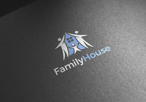 Family House Logo Template in Logo Templates - product preview 2