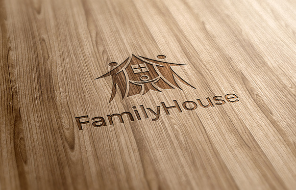 Family House Logo Template in Logo Templates - product preview 3